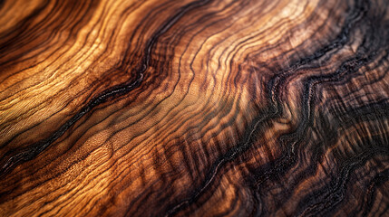 Naklejka premium Layered Wooden Texture with Smooth Organic Waves – Ideal for Natural Design, Backgrounds & Artistic Concepts, product marketing, graphic design backgrounds, and artistic photography