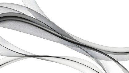 Obraz premium Abstract Flowing Gray Lines Creating a Dynamic Wave Pattern