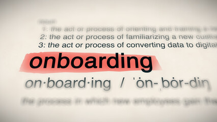 A close-up of the word 