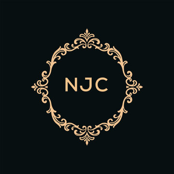 NJC creative minimalist letter logo.