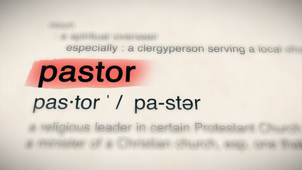 A close-up of the word 