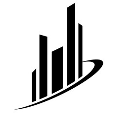 A vector illustration of a building icon logo, isolated on a white background in PNG format. Perfect for real estate, construction, architecture, and corporate branding.

