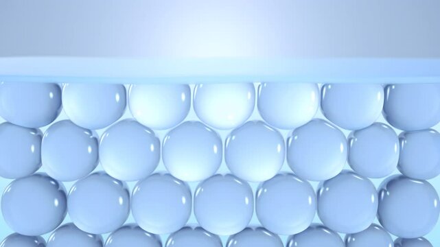 Skin tissue cross-sections before and after anti-wrinkle reduction treatment. Lifting and tightening sagging skin. Skin repair, moisturizer, collagen serum, advertising background.