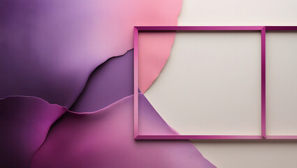 A Symphony of Purple and Pink Waves in Abstract Harmony