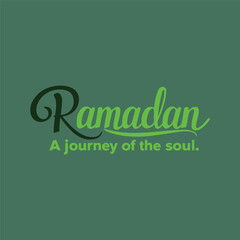 Divine Ramadan Beautiful Islamic Typography Quote Design