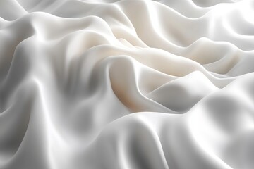 Obraz premium abstract geometric white background, Abstract white background with wavy lines and soft shapes, suitable for the design of business elegant and modern designs that convey luxury and sophistication