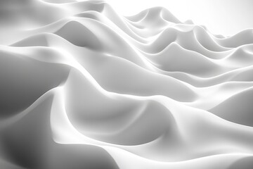 Fototapeta premium abstract geometric white background, Abstract white background with wavy lines and soft shapes, suitable for the design of business elegant and modern designs that convey luxury and sophistication