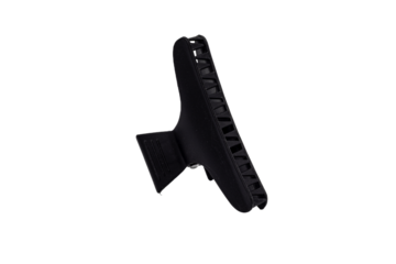 Black plastic hair clip