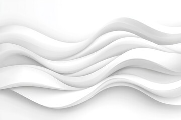Obraz premium abstract geometric white background, Abstract white background with wavy lines and soft shapes, suitable for the design of business elegant and modern designs that convey luxury and sophistication