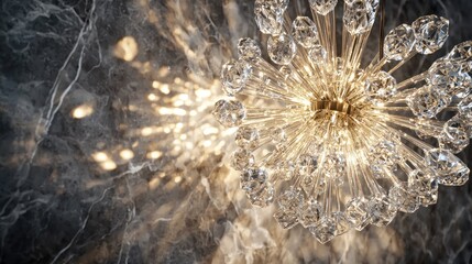 Radiant Crystal Chandelier: A Dazzling Display of Light and Luxury