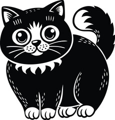 cat vector illustration 