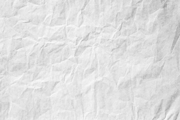 White crumpled paper texture surface