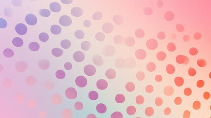 Soft polka dot background with pastel colors and gradient effect