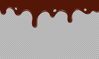 Thick chocolate drips create a delicious and mouth-watering effect. Ideal for advertising desserts or sweets