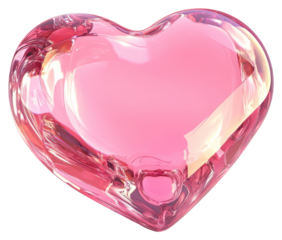 PNG Pink heart-shape transparent background texture.
