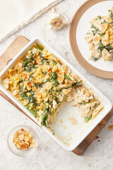 Farfalle Pasta Bake with Camembert and Bimi Broccoli