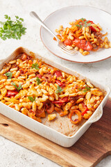 White Bean and Pepper Bake