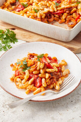 White Bean and Pepper Bake