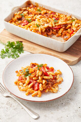 White Bean and Pepper Bake