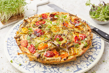 Chickpea and Hemp Frittata