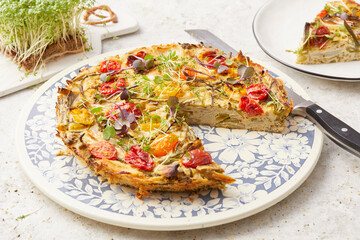 Chickpea and Hemp Frittata