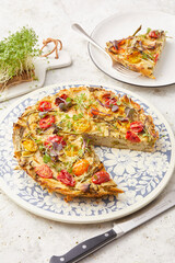 Chickpea and Hemp Frittata