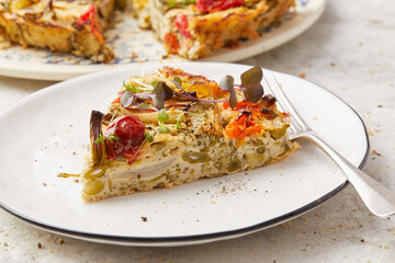 Chickpea and Hemp Frittata