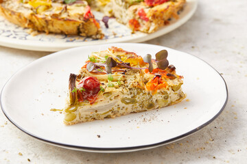 Chickpea and Hemp Frittata