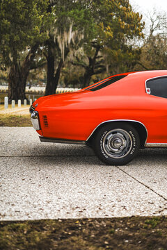 1973 Chevrolet Chevelle Classic Car in Beaufort, South Carolina, August 15, 2024