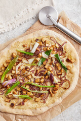 Vegan Onion Pizza 