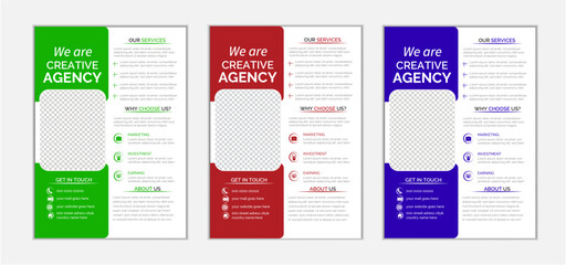 Professional Business Flyer Template – Corporate & Marketing Design.Modern Creative Agency Flyer – Business Promotion & Branding.Corporate Marketing Flyer – Editable & Print-Ready Template.Elegant.