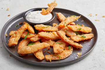 Baked Pumpkin Slices with Dip