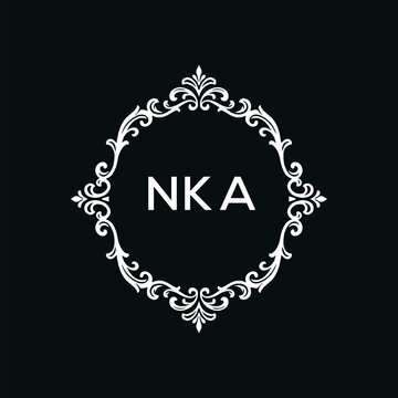NKA Letter Initial Logo Design Template Vector Illustration