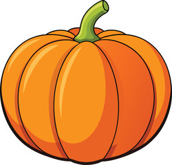 Pumpkin Spice Vector Art - Autumn, Fall Season, Coffee, Latte, and Seasonal Design Elements for Holiday and Thanksgiving Projects