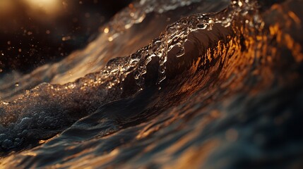 Ocean water waves