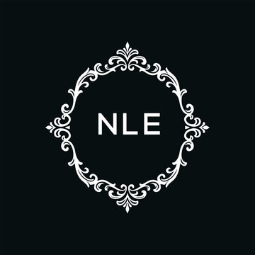 NLE Letter Initial Logo Design Template Vector Illustration