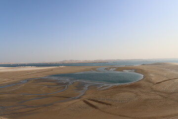 Aerial view of the beach at Inland Sea