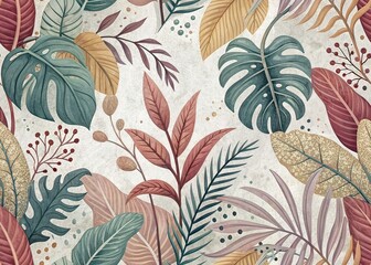 Abstract Graffiti Wall Art, Nature Inspired, Muted Tones, Food Photography