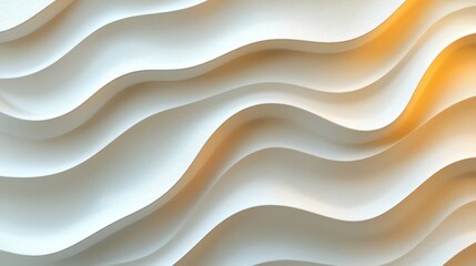 Obraz premium Abstract Wavy Texture with Soft Shadows and Subtle Warm Light for Modern Design Uses