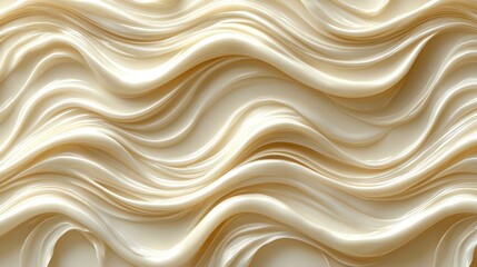 Obraz premium Creamy textured abstract wave pattern background for elegant designs and creative projects