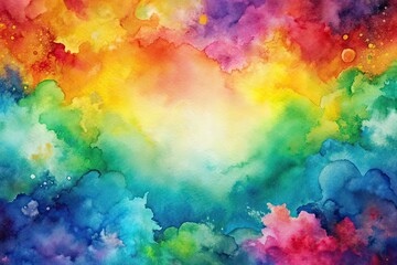Fototapeta premium Abstract Watercolor Background with Copy Space