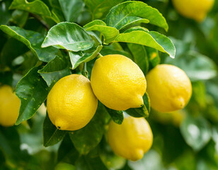 lemons on tree