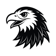 eagle head vector illustration