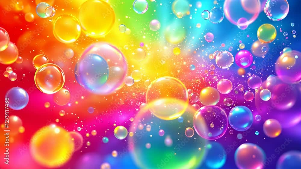 Poster vibrant energy: abstract motion graphics animation background. perfect for dynamic video projects, e