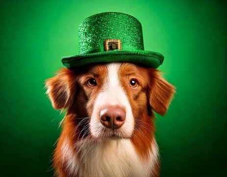 Saint Patrick&rsquo;s Day Charm, a Pup in Lucky Green
