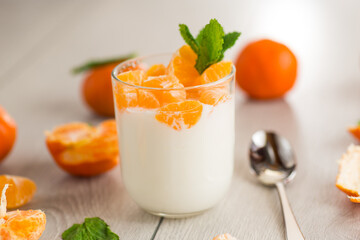 Vitamin treat with citrus and yogurt
