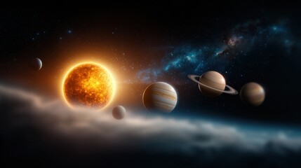 Stunning Realistic Visualization of the Solar System Planets