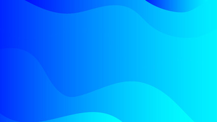 Green Blue Abstract Background Soft Waves. Gradient Fluid Wave Banner Template Design.  Gradient Green Blue liquid Wave Background. Tech glow from curved lines Design