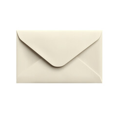 A Blank Cream Envelope Ready for a Message Hope and anticipation
