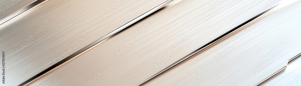 Poster titanium surface with a brushed finish, modern high-tech background with sleek gradients shines in t